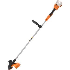 Coupe-bordure sans fil Worx WG183E.9, 40V (2x20V), avec poignée réglable et avance automatique du fil.