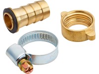 Raccord de tuyau laiton 13 mm (1/2