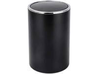 Wenko Schwingdeckeleimer Inca Schwarz 5 l Wenko Schwingdeckeleimer Inca Schwarz 5 l