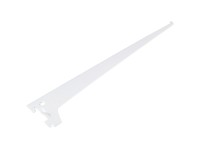 Supporto a foro unico Bianco 40 cm