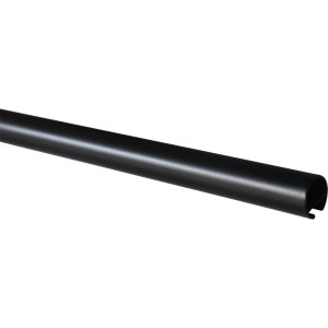 Gardinia Gardinenstange Chicago, Ø 20 mm, schwarz-matt, 160 cm lang.