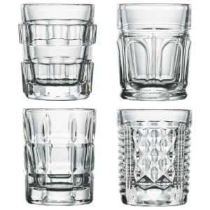 Bicchierini La Rochere, set da 4, trasparenti, 6 cl. Design elegante per liquori.