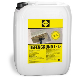 Sakret Tiefengrund in tanica, primer senza solventi per diverse superfici.