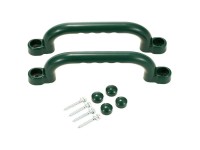 OutdoorToys Haltegriffe Kunststoff Dunkelgrün 2 Stk.