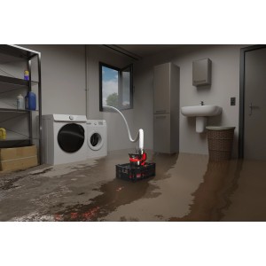 Einhell GE-DP 7535 N LL Eco kit d'inondation utilisé contre les inondations dans la cave.