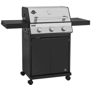 Jamestown Barbecue gas Kane 3 bruciatori griglie modulare 107 x 129 x 53 cm