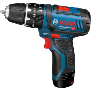 Visseuse à percussion sans fil Bosch Professional GSB 12 V-15, bleu/noir, avec mandrin.