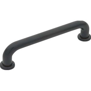 Maniglia per mobili in plastica nera, maniglia 0364 per armadi e cassetti.