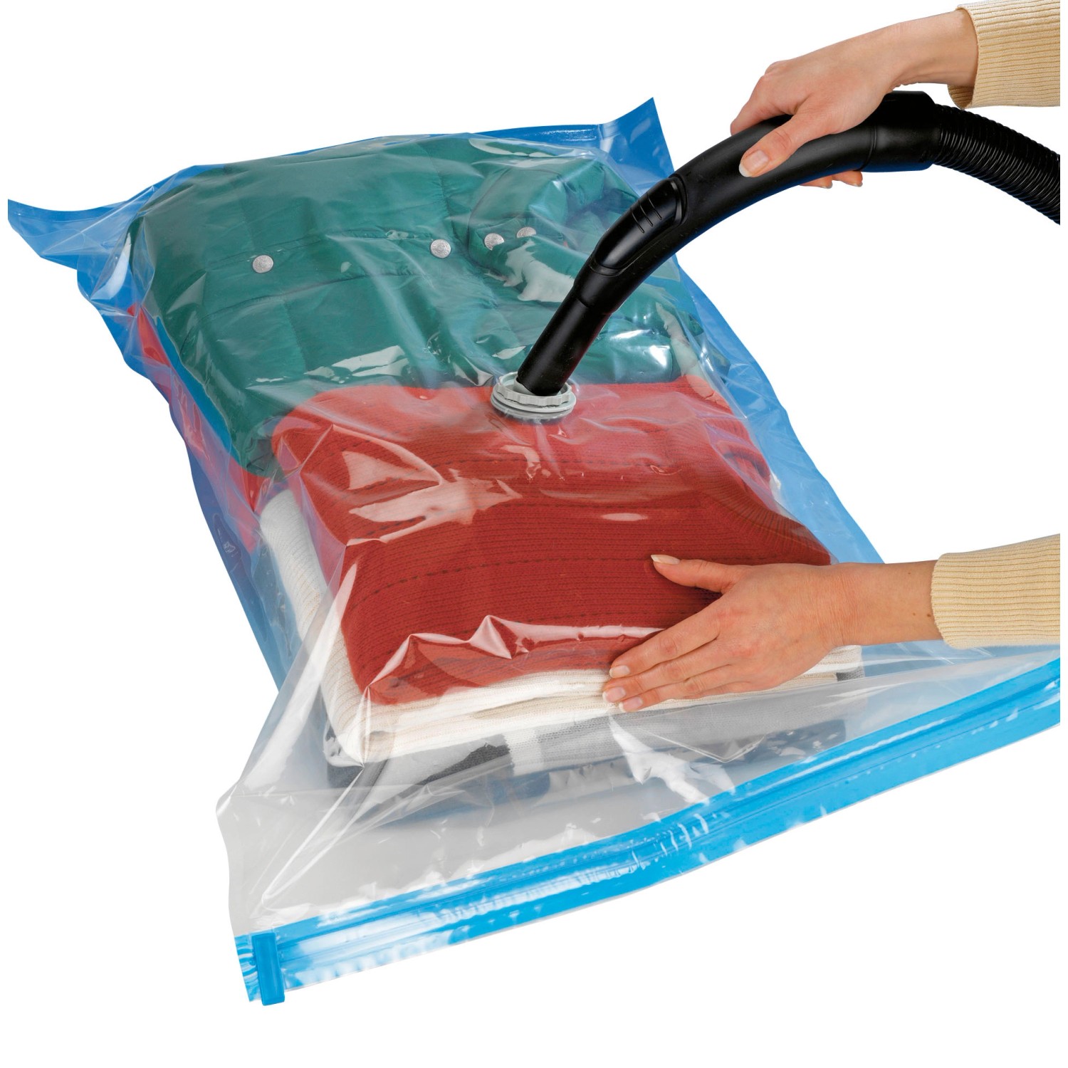 Aspirateur Sac Compression Sous Vide Wenko Système De Rangement