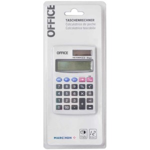 Calculatrice 12 chiffres, blanche, pour accessoires de bureau dans la boutique OBI.