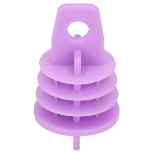 Bouchon d'étanchéité violet M25 pour goulottes, 10 pièces