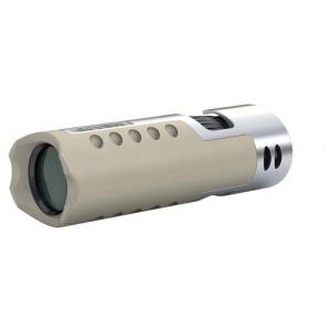 GoView Monokular Zoomr HD 8x25, hellbraunes Magnesiumgehäuse für Kameraüberwachung.