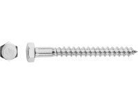 Holzschraube Sechskantkopf Ø 6 x 48 mm Stahl 10 Stk.