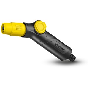 Pistola a spruzzo Kärcher, nero-giallo, per flusso d'acqua e getti variabili.