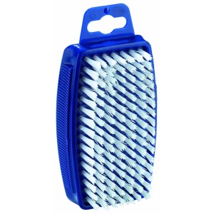Spazzola per unghie Diaqua blu navy con setole bianche per bagno e casa.