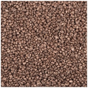 Granulato decorativo color rame, grana 2-3 mm, ideale per vasi, ciotole e progetti di bricolage.