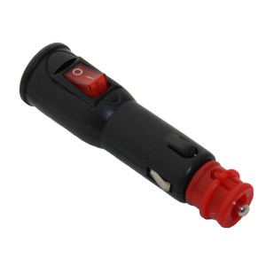 Spina universale per auto con interruttore, 12V, per auto elettrica.