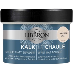 Libéron Kalkeffektfarbe Le Chaulé Kieselstein, 0,25 l Dose. Effektfarbe für Möbel mit mattem Finish.