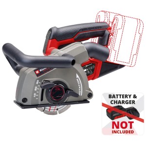 Einhell TP-MA 36/30 Li BL Solo scanalatrice a batteria senza batteria/caricabatterie. Sega a mano con due dischi da taglio.