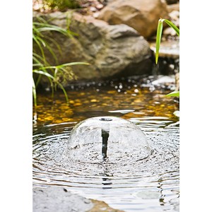 Set pompa per laghetto Heissner Aqua Jet Eco con giochi d'acqua in laghetto da giardino.
