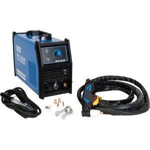 Güde Coupeur plasma GPS-E 40 AK avec torche et accessoires pour soudure.