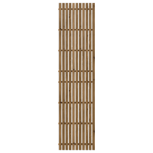 Pannello Denpanels Nordic Outdoor Flex in legno di pino termotrattato, altezza 240 cm.
