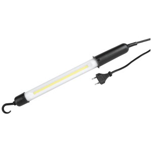 Lampe torche LED Worklight noire avec crochet, 4,8W, lumière blanche du jour.