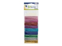 Glorex Bio-Glitter fein Bunt 10 Farben 20 g