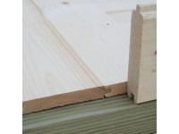 Holzfussboden Gartenhaus Universal imprägniert 3 m² / Stärke 28 mm