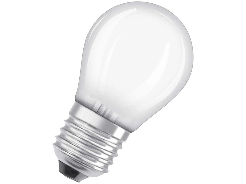 Osram Lampadina LED a goccia filamento opaco E27 Bianco caldo 40 W / 470 lm