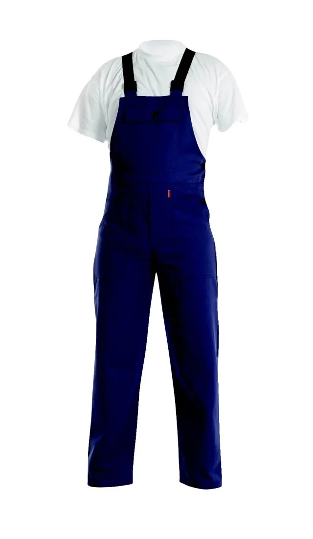 Salopette Bleu à Rayures Blanches Homme