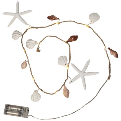 Star Trading Favole LED Seaside Beige Trasparente 0,05 W / 90 cm