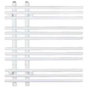 Radiateur sèche-serviettes Sonnenkönig Bora 1, chauffage blanc pour serviettes chaudes.