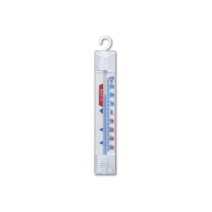 Thermomètre de réfrigérateur Möller Therm, 15,5 cm, avec zone d'alarme.