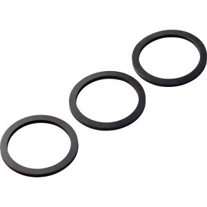 Lot de 3 joints de siphon, Ø 45/55 mm, en caoutchouc pour étanchéifier les raccords de siphon.