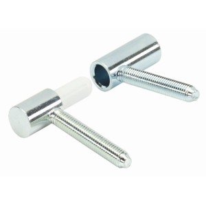 Cerniere per porte Hettich, senza manutenzione, Ø 15 mm, acciaio zincato, 2 pezzi per ferramenta per mobili.