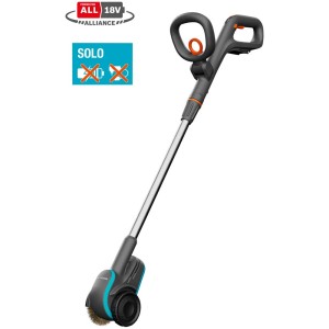 Gardena EasyWeed 1800/18 V P4A Solo spazzola per fughe a batteria, rimuovi erbacce senza batteria/caricabatterie.