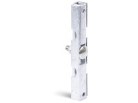 Alberts Mattenverbinder Silber mit Schraube M8 / Schraubenlänge 30 mm