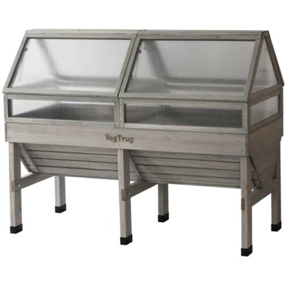 Semenzaio a letto caldo per VegTrug medio Grigio 183 x 76 x 66 cm