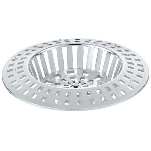 Filtre de vidange Diaqua grand chromé pour éviers et lavabos.