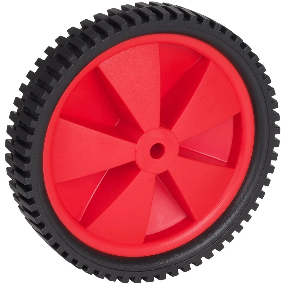 Doerner + Helmer Roue avec bande à crampons PVC Rouge Ø 17,5 cm ...