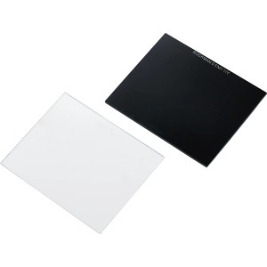 Lot de verres de protection LUX DIN 9 Comfort pour protection oculaire : verre clair et foncé.