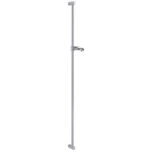 Diaqua Faido barre de douche, acier inoxydable chromé, 110cm. Barre de douche murale avec support de douchette.