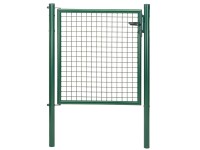 Wellengitter-Einzeltür Grün 1 m x 0,75 m