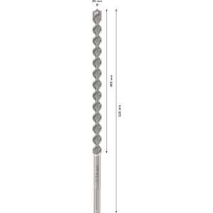Bosch Punta martello perforatore SDS Max-4 / Ø 25 mm / Lunghezza totale 520 mm
