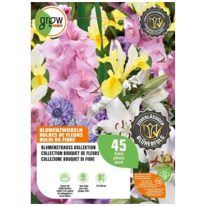 Grow by OBI Mix Bouquet di Fiori, 45 bulbi per bouquet colorati.