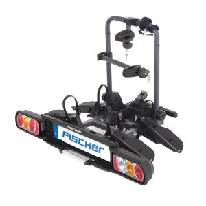 Porte-vélos d'attelage pliable Fischer Proline Evo pour 2 vélos ou vélos électriques.