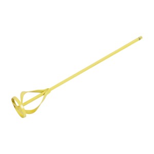 Miscelatore per vernici giallo LUX (Ø 60 mm) per trapani, ideale per miscelare vernici e lacche.