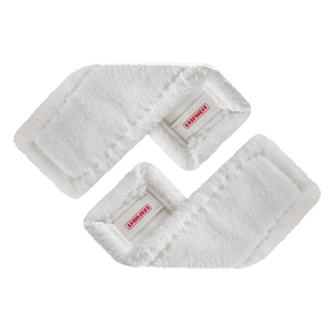 Leifheit Set de housses à poussière Superduster Floor XL, 2 chiffons microfibres blancs.