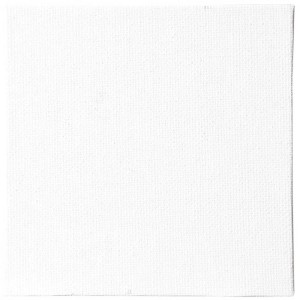 Cartone telato bianco rivestito, 10x10 cm, ideale per pittura a olio e acrilico.